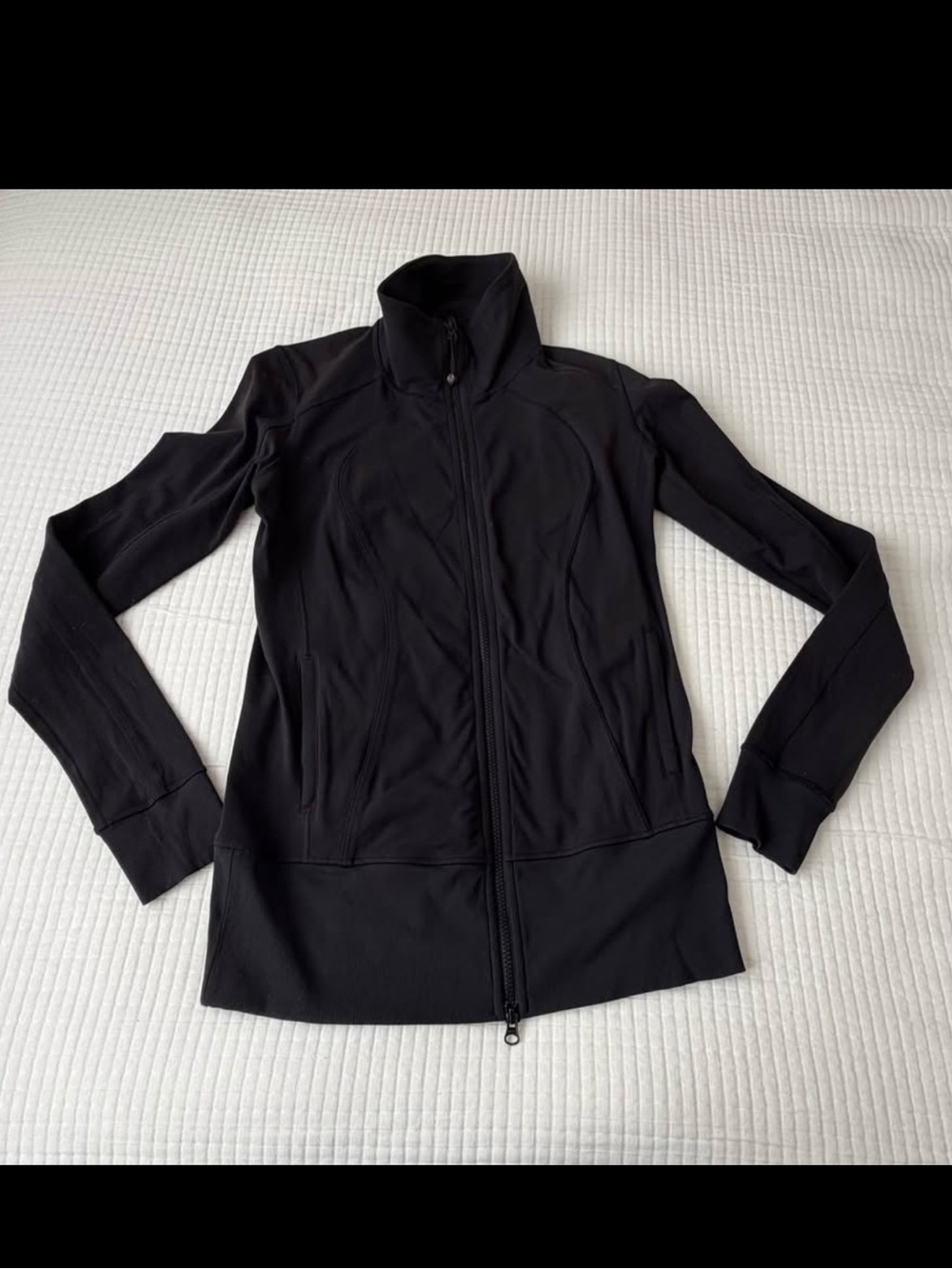 lululemon athletica Women's Black Full-Zip Performance Jacket